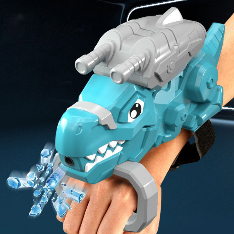 Rechargeable Automatic Armored Dino Electric Gel Ball Launcher for Kids 
