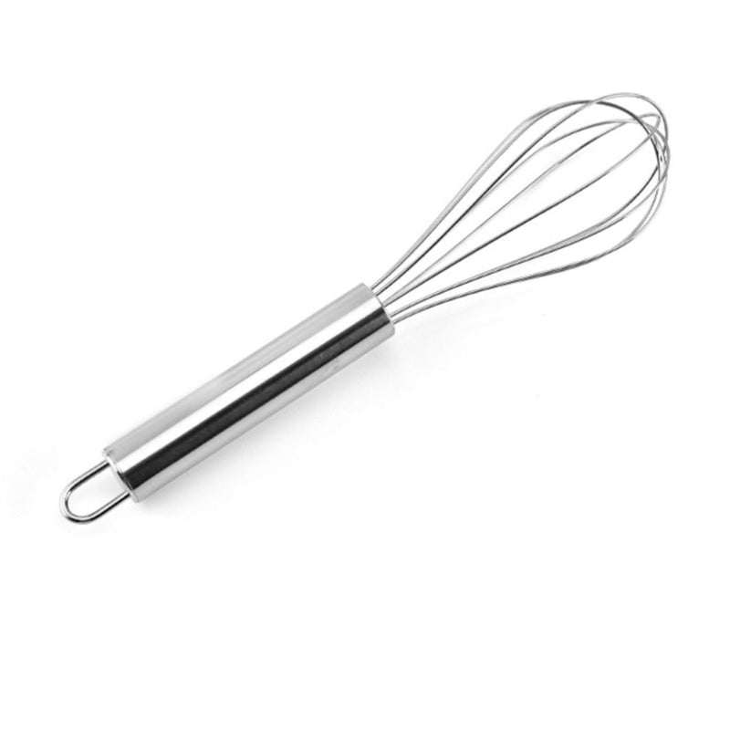 🔄 Pack of 5 Stainless Steel Whisks – Flexible & Durable 🥄✨