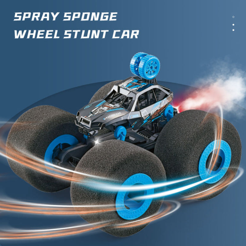 2.4G Lightweight RC Stunt Car with Sponge Wheels & Water Spray