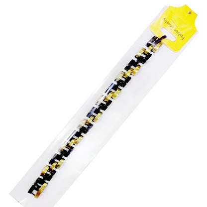 ✨ Dual-Tone Stainless Steel Chain Link Bracelet 💎